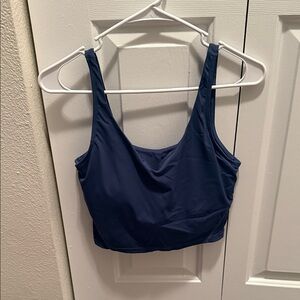SHEIN Navy Blue Bra Top